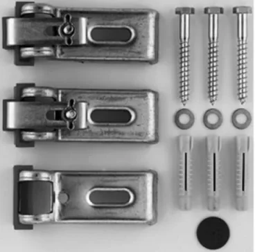 Duravit Bathtub Anchors for Mounting and Support Frames product image - Image 1