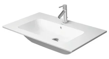 DURAVIT, S FURN BASIN 830MM ME BY STARCK - WHITE, WITH OF, WITH TP, 1 TH product image - Image 1