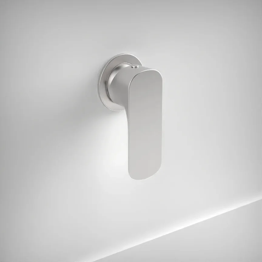 Ava Purity Manual Mixer Valve W/ Flange 3.0 - Brushed Stainless Steel product image - Image 1