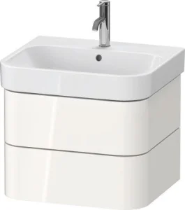Duravit Happy D.2 575 x 490mm Vanity Unit wall-mounted Gloss White