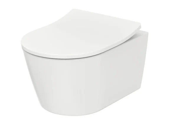 TOTO RP Washdown Round Wall Hung Rimless Toilet Pan