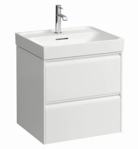 Laufen Meda Vanity Unit 550 X 450 X 515mm 2 Drawer For Washbasin 8.1011.2 - Matt White