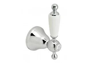 Vado Kensington Single Wall Mounted Stop Valve 12'' With Hot And Cold Indices Chrome