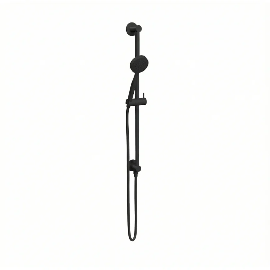 Ava Integrated Single Function Round Slide Rail Kit - Brushed Black product image - Image 1