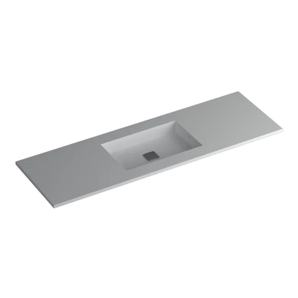Faeber Infinite M1 Box 1500mm Single Central Furniture Basin White Matt 