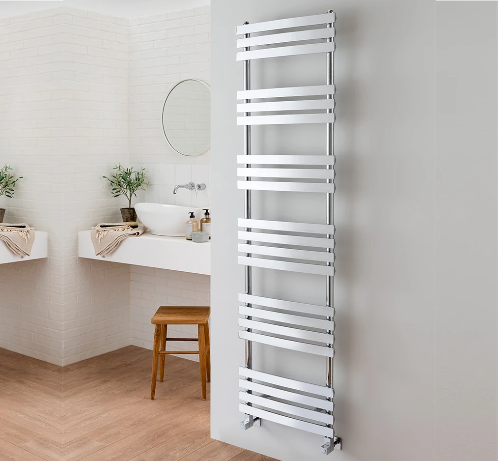 Vogue Arc Towel Radiator Heating Only - Chrome 828X500
