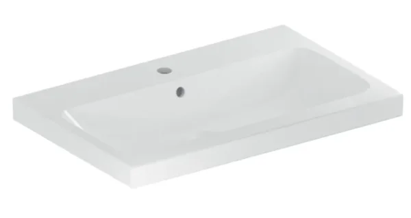 Geberit Icon 75cm Vanity Basin 1 Taphole with Overflow