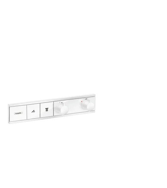 Hansgrohe Rainselect Thermostat For Concealed Installation For 2 Functions Matt White