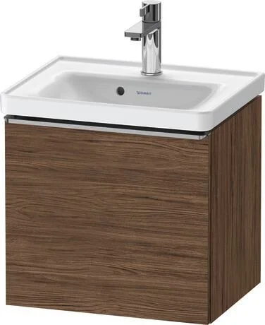 Duravit D-neo Vanity Unit Wall-mounted Dark Walnut Matt W/ Stainless Steel Handle