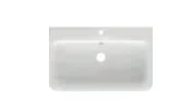 Cubico Wave 1000mm Ceramic Basin Inc. Bottle Trap