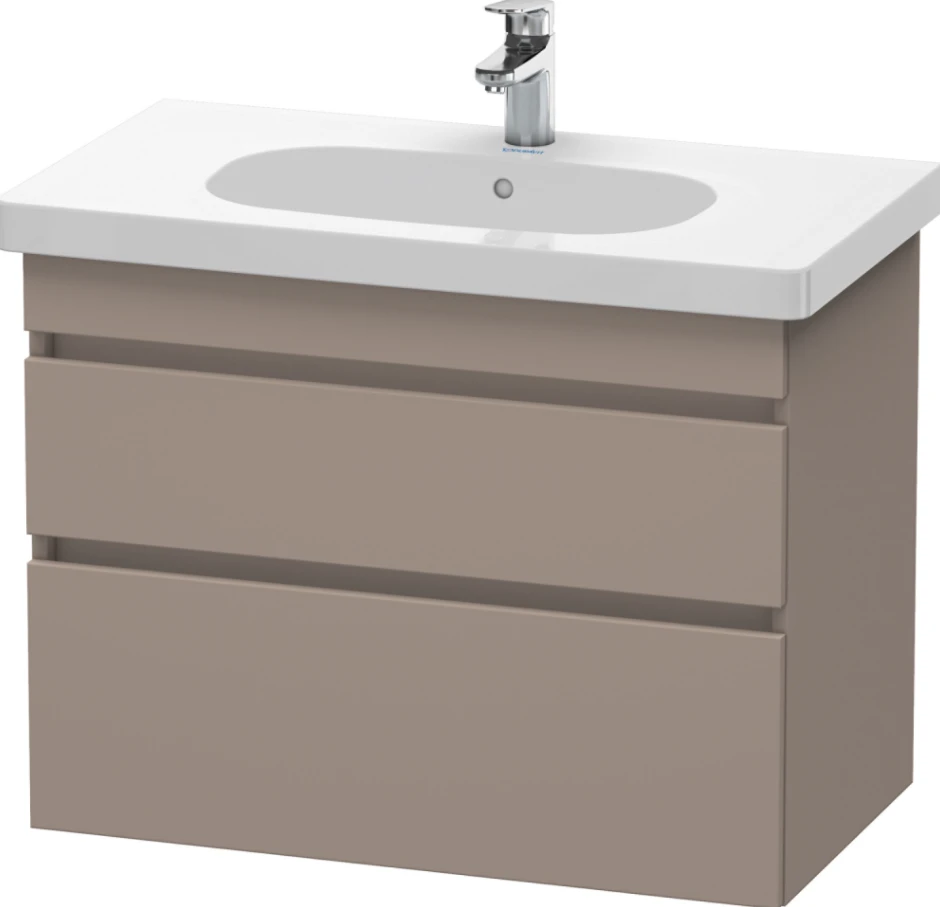 Duravit Ds Vanity Unit 800, 2drw F 034285, Basalt Matt