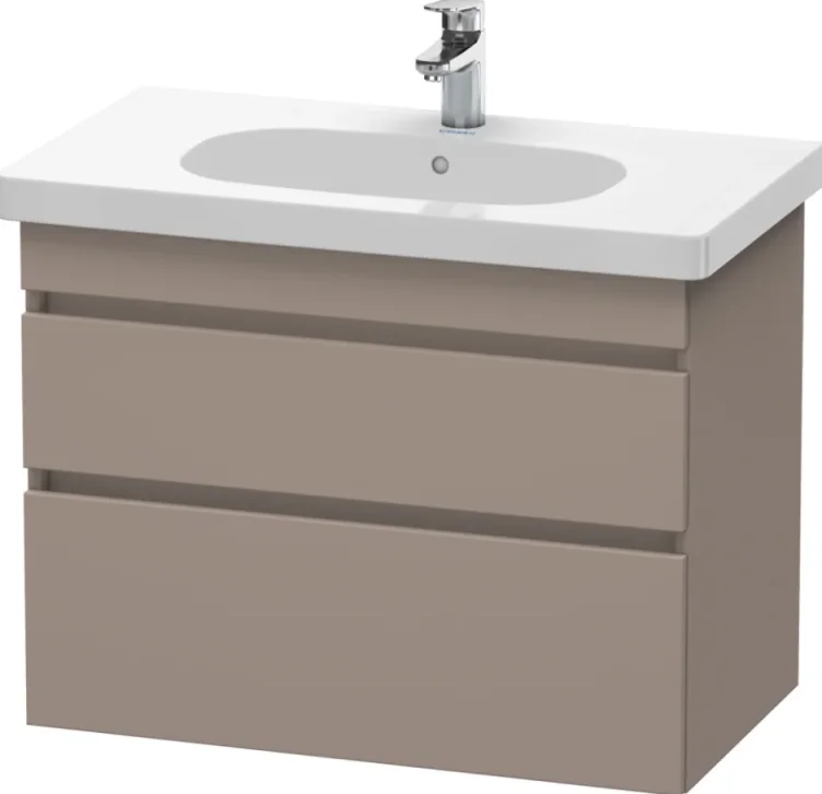 Duravit Ds Vanity Unit 800, 2drw F 034285, Basalt Matt product image - Image 1