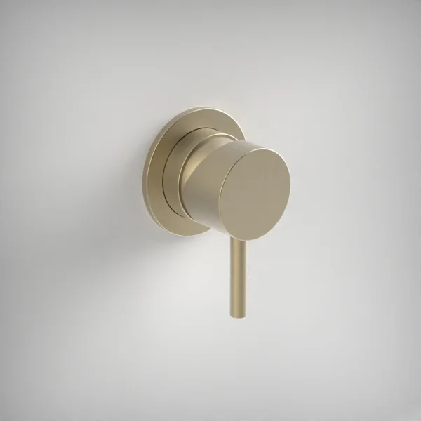 Ava Trend Manual Mixer Valve W/ Flange 3.0 - Brushed Brass Pvd