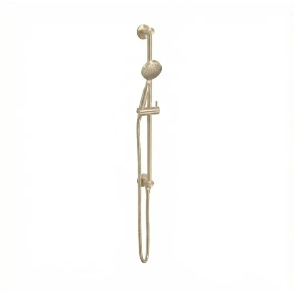 Ava Integrated Single Function Round Slide Rail Kit - Brushed Brass