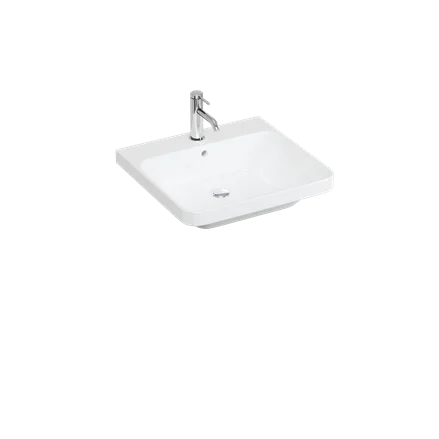 Britton Dalston 500mm Basin 1 Tap Hole White