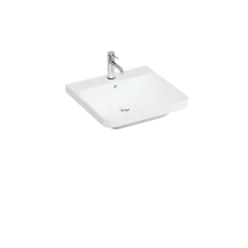 Britton Dalston 500mm Basin 1 Tap Hole White product image - Image 1