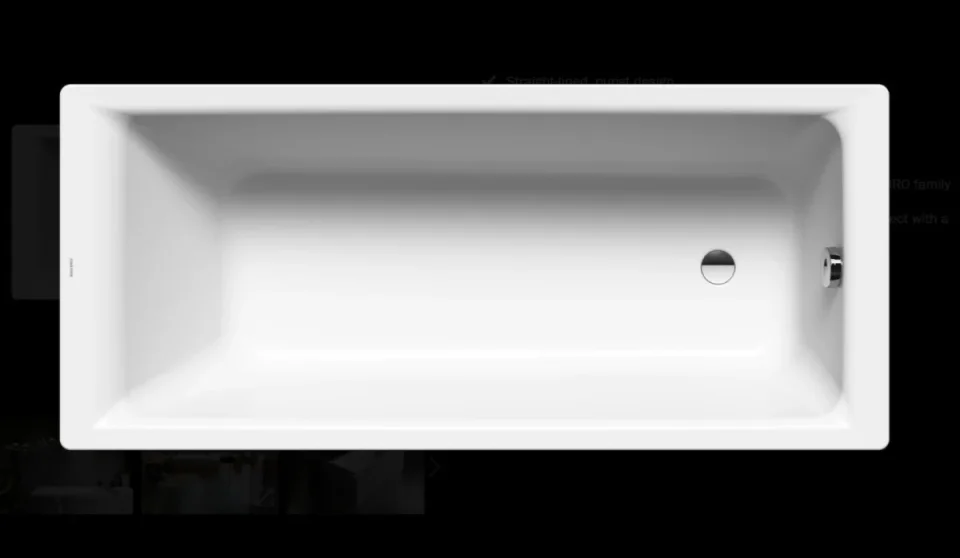 Kaldewei Puro 691 Nth 1700x800 Bath detail view - Image 3