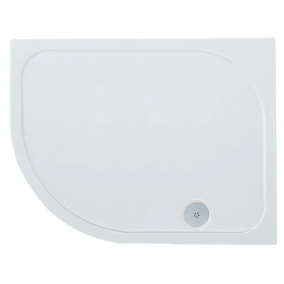 Cubico Antislip 1200x800 Left Hand Quadrant Shower Tray detail view - Image 2