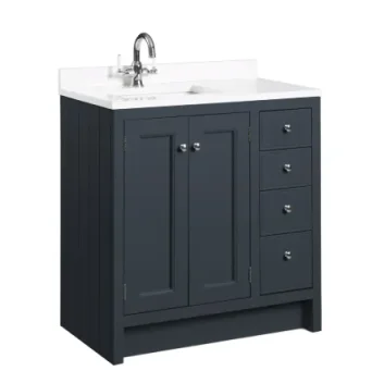 Roper Rhodes 800mm Hampton Undermount Basin Unit - Slate Grey
