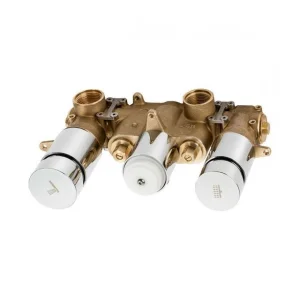 Crosswater Push Button Thermo Valve 3 Control Landscape