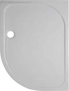 Crosswater Offset Quadrant Shower Tray 800x1200 Rh 45mm