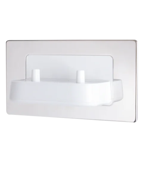 Proofvision Tbcharge Faceplate Only For Pv11 & Pv12 Toothbrush Charges - Polished Silver