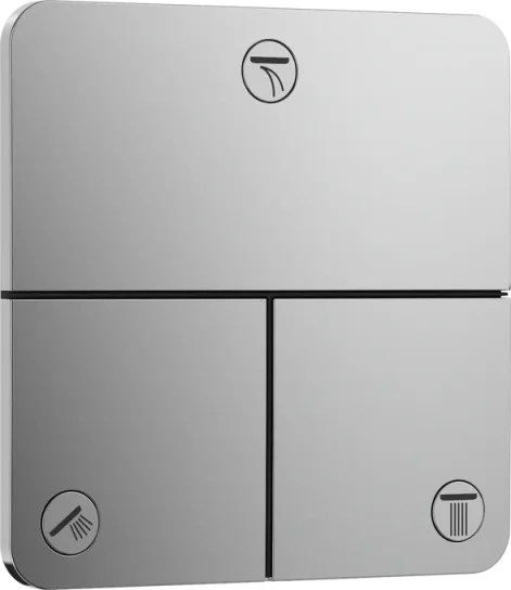 Hansgrohe Showersel.com.q Valve 3 Consum.chr Chrome product image - Image 1