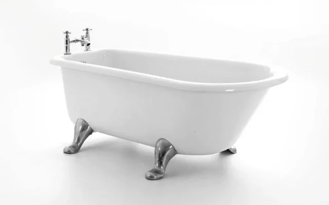 Royce Morgan Chillingham Luxury Freestanding Bath 1665 x 750mm White (Waste Included) product image - Image 1