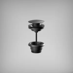 Ava Universal Click Basin Waste & Freeflow Adaptor - Brushed Black