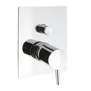 Crosswater Kai Lever Manual Shower Valve Diverter Recessed Chrome