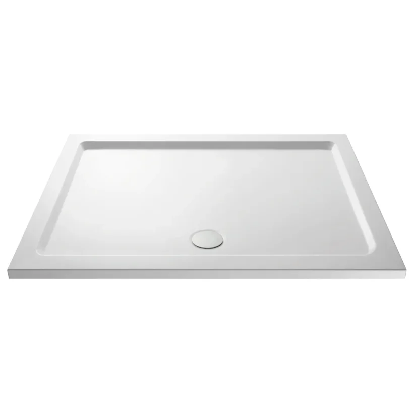 Eastbrook Vantage 40mm Rectangular Tray 1700x700 White product image - Image 1