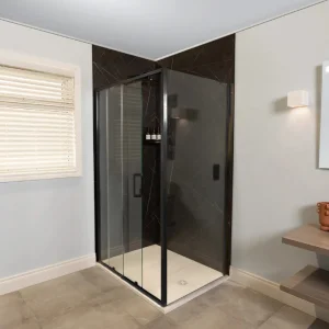 Merlyn Arysto Sleek Arysto Sleek Slider Door 1200 Matt Black 1200mm