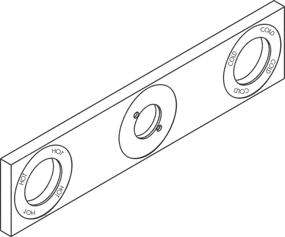 Hansgrohe Spare Back Plate 96757000 for Axor Citterio product image - Image 1