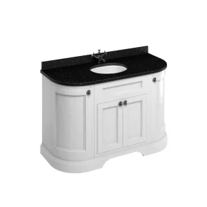 Burlington Minerva Black Granite With Vanity Bowl 1336x548x25