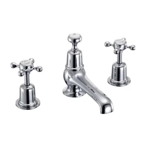 Burlington Three Tap Hole Tap, With Pop Up (excluding Tap Heads & Base)