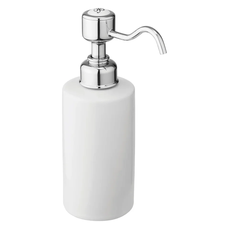 Burlington Basin Soap Dispenser - Chrome Plated Brass product image - Image 1
