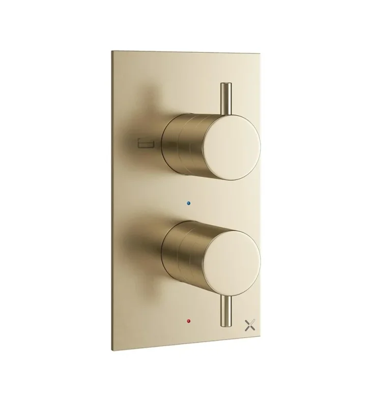 Crosswater Mpro 2 Handle Trimset (must Be Paired With Wlbp25x3r+) Brushed Brass product image - Image 1