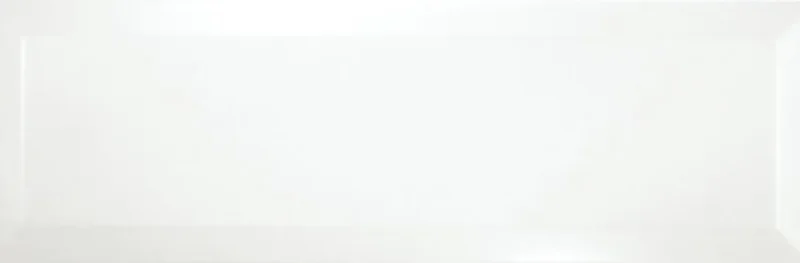 European Tiles Bisello (Bevel) Blanco 10x30cm Polished Ceramic Tile (34 Tiles Per Box) product image - Image 1