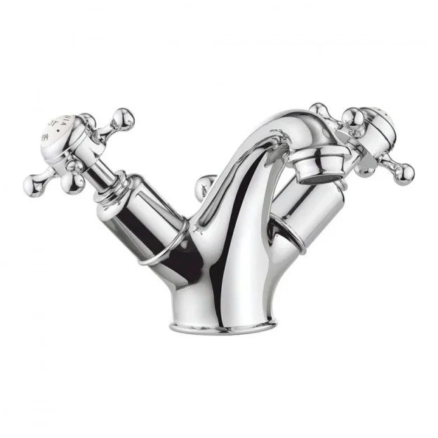 Crosswater Belgravia Crosshead Luxury Mono Mixer With Waste Deck Mounted Chrome product image - Image 1