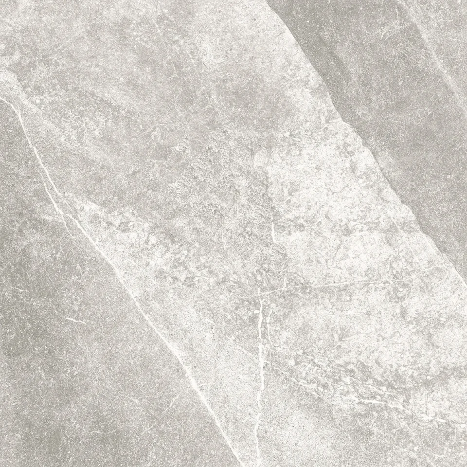 European Tiles Slate Stone SNOW 60 X 60 Rectified Matte Tile STOCK detail view - Image 10