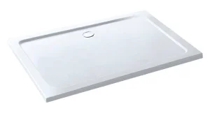 Eastbrook Volente 900x800 Abs Stone Resin Tray White