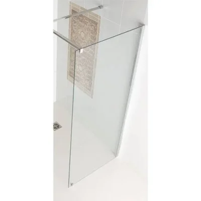 Eastbrook Corniche Easy Clean Walk-in End Panel For 800 Chrome product image - Image 1