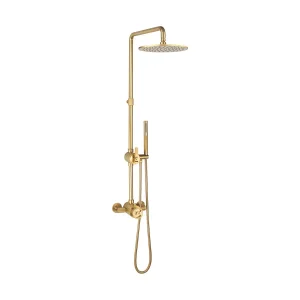 Crosswater Union Exposed Shower Brushed Brass