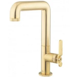Crosswater Union Tall Mono Brushed Brass