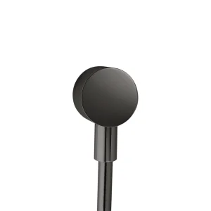 Axor Starck Wall Outlet Round Polished Black Chrome
