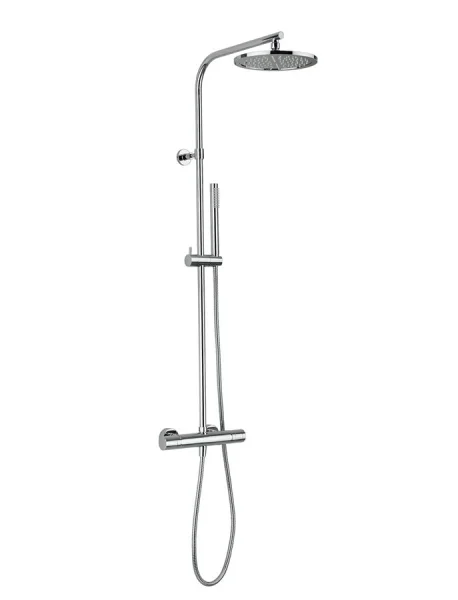 Crosswater Multivalve Curve Exposed Thermo Shower Chrome