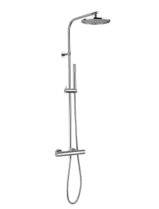 Crosswater Multivalve Curve Exposed Thermo Shower Chrome