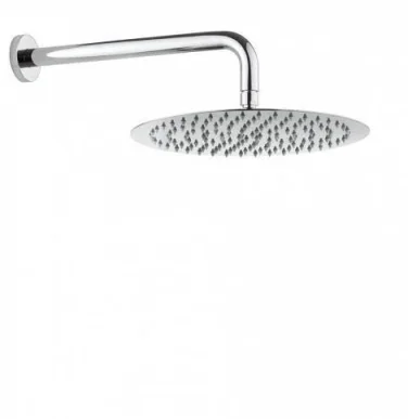 Crosswater Central Shower Head 300mm Chrome detail view - Image 2