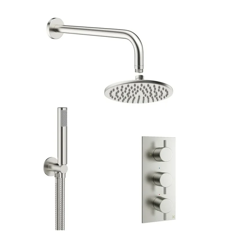 Crosswater One Box Showering Mpro Bundle 2000 Brushed Stainless Steel product image - Image 1