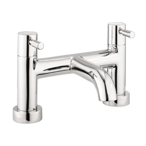 Crosswater Fusion Bath Filler Dual Lever Deck Mounted Chrome